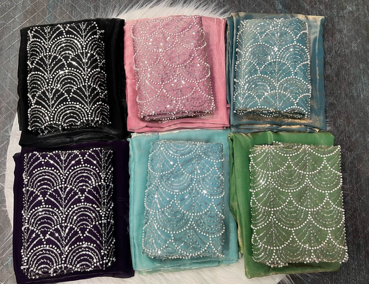 Moon Shine Sky Saree