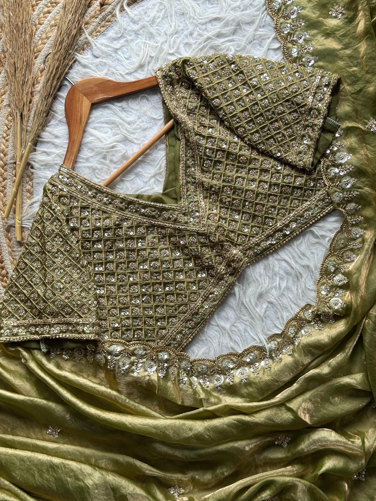 Kusha Embellished Saree